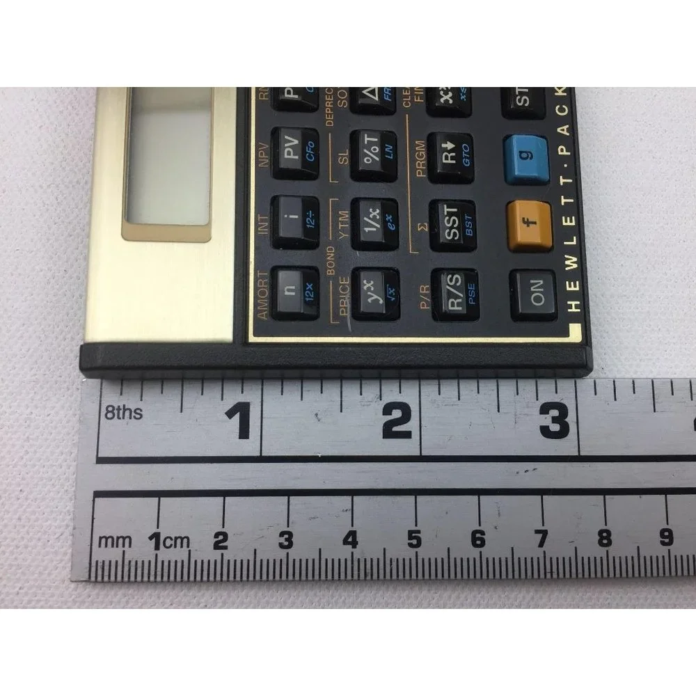 Vintage HP 12C Financial Business Real Estate Calculator Sleeve